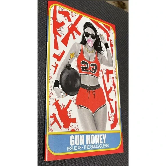 Gun Honey #3 C2E2 Javan Jordan 23 Chicago Bulls Variant Limited 300